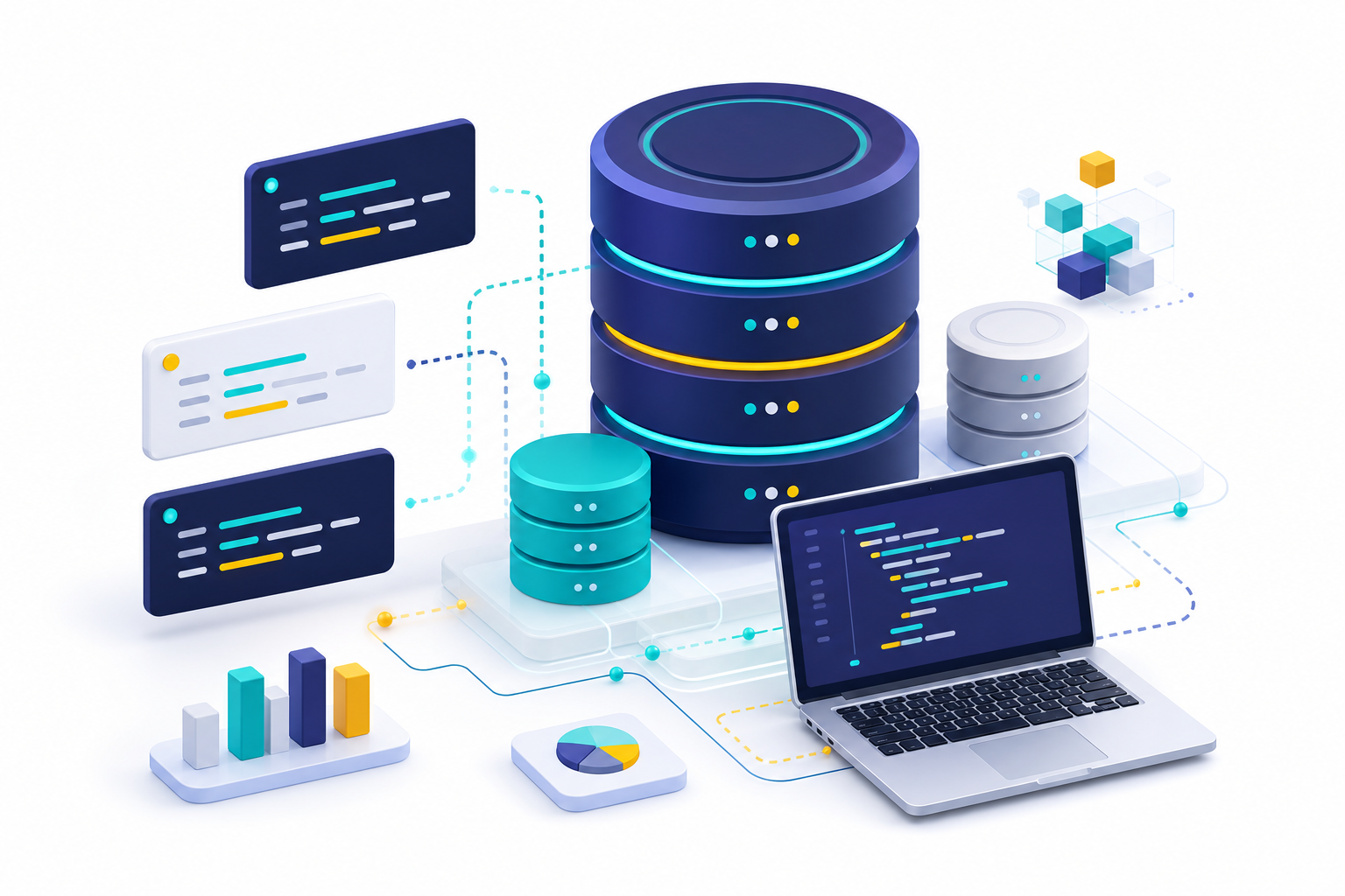 Ilustrasi database dan panel query